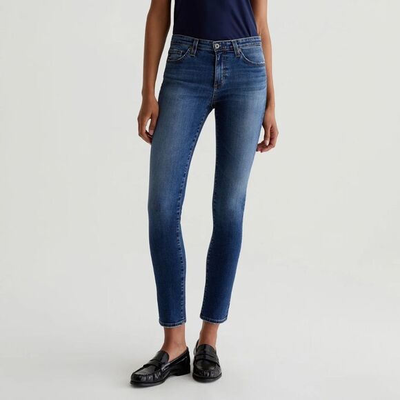 AG Adriano Goldschmied Prima Mid Rise Cigarette Blue Jean | Size 28 - Picture 8 of 8